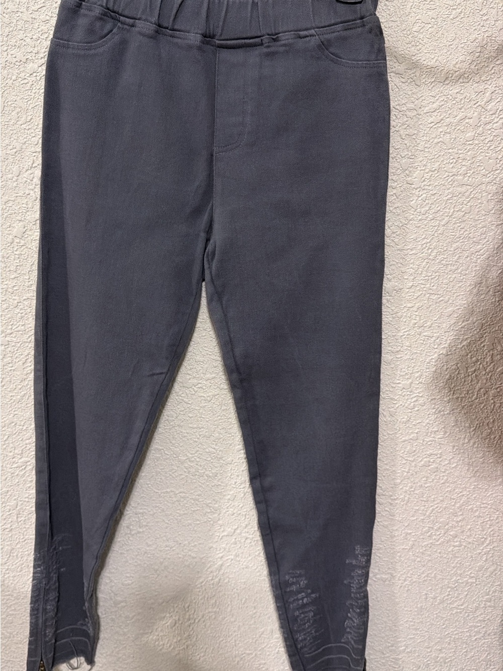 Umgee Charcoal Gray Pull-On Jeggings
